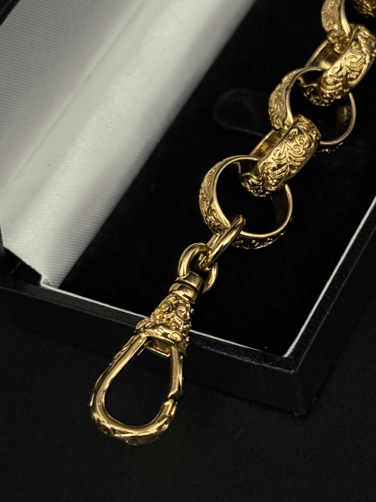 9ct Gold Filled Belcher Bracelet 16mm