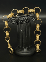 9ct Gold Filled Belcher Bracelet 16mm