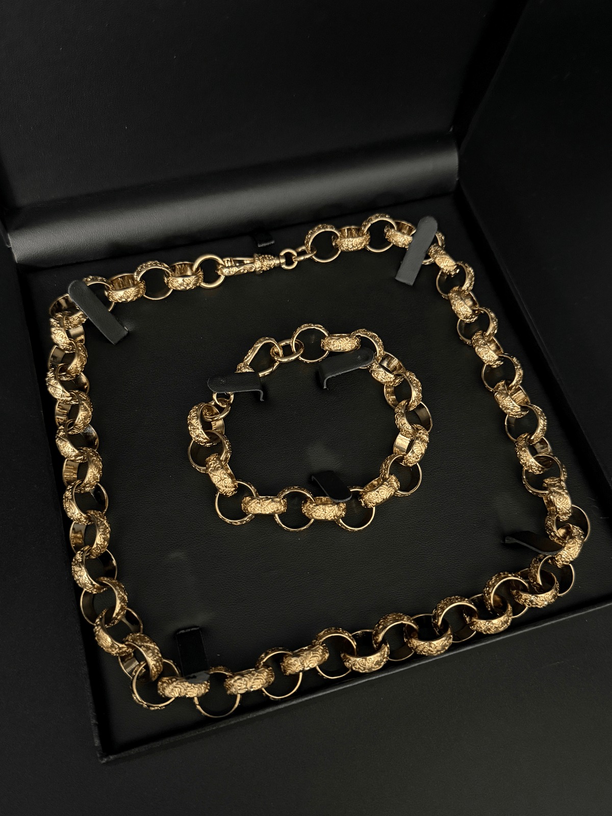 9ct Gold Filled Belcher Set 16mm