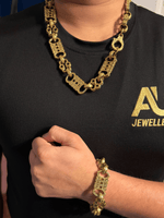 *NEW* 9ct Gold Filled XL Stars & Bars Set 20mm