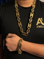 *NEW* 9ct Gold Filled XL Stars & Bars Set 20mm