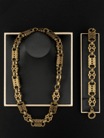 *NEW* 9ct Gold Filled XL Stars & Bars Set 20mm