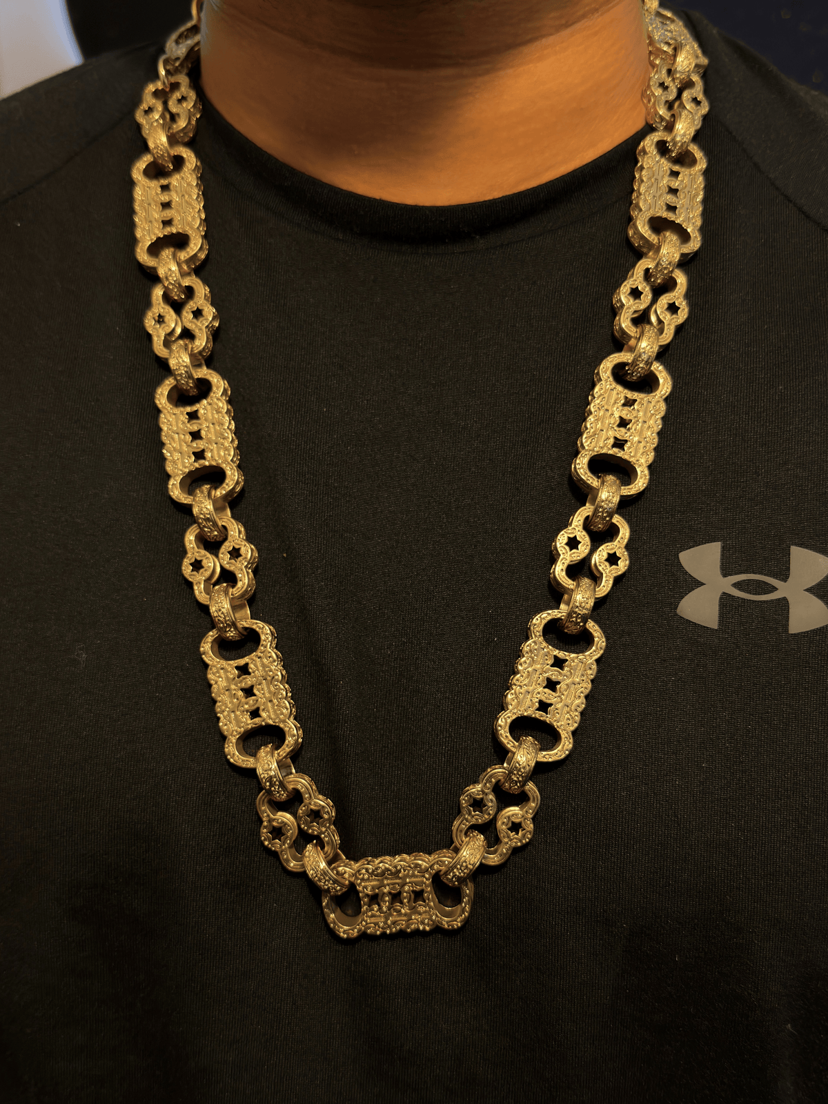 *NEW* 9ct Gold Filled XL Stars & Bars Set 20mm