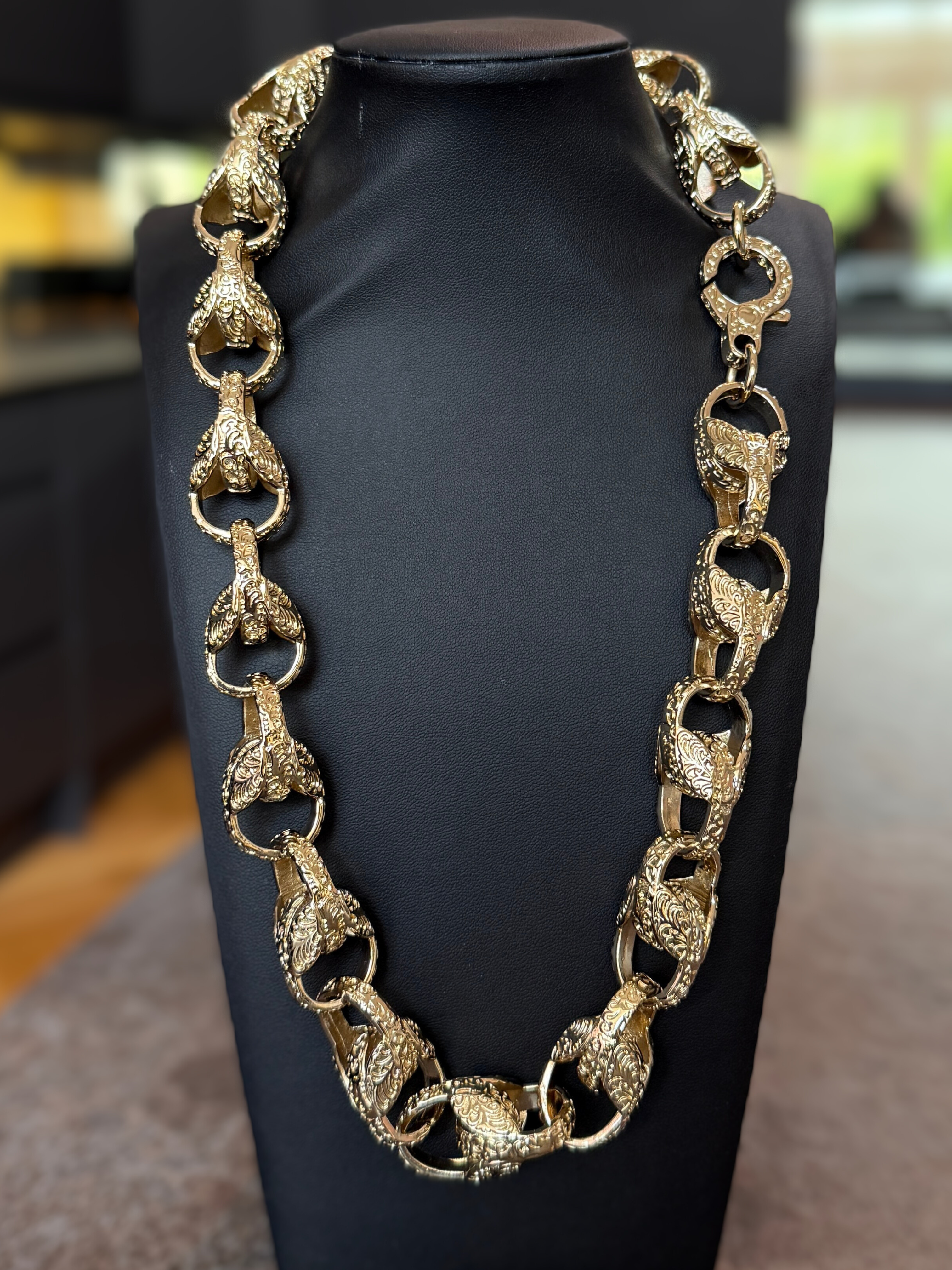 9ct Gold Filled XL Tulip Chain 20mm Au Jewellers