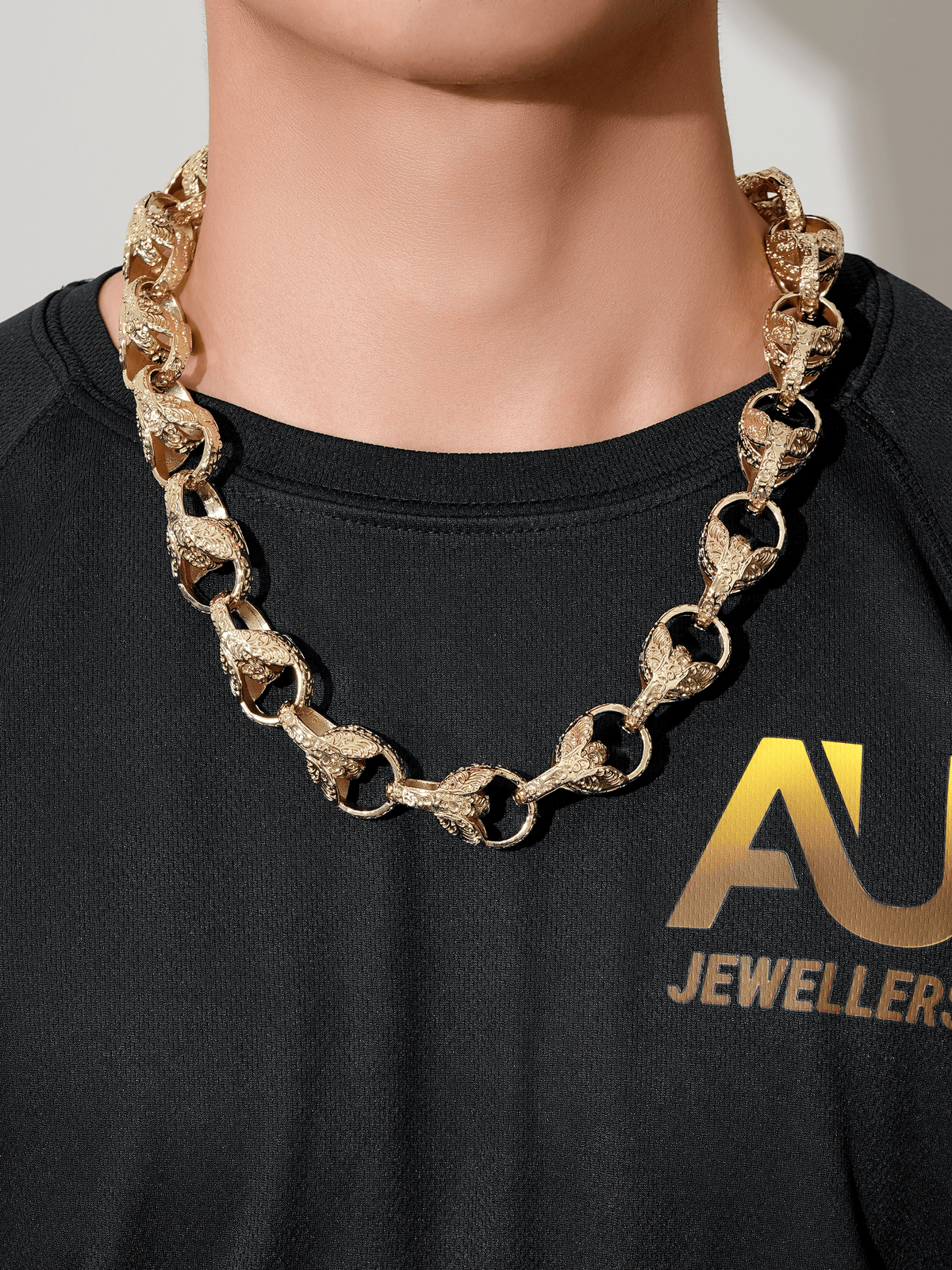 9ct Gold Filled XL Tulip Chain 20mm