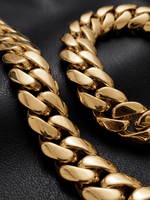 Gold Filled XL Cuban Set 20mm