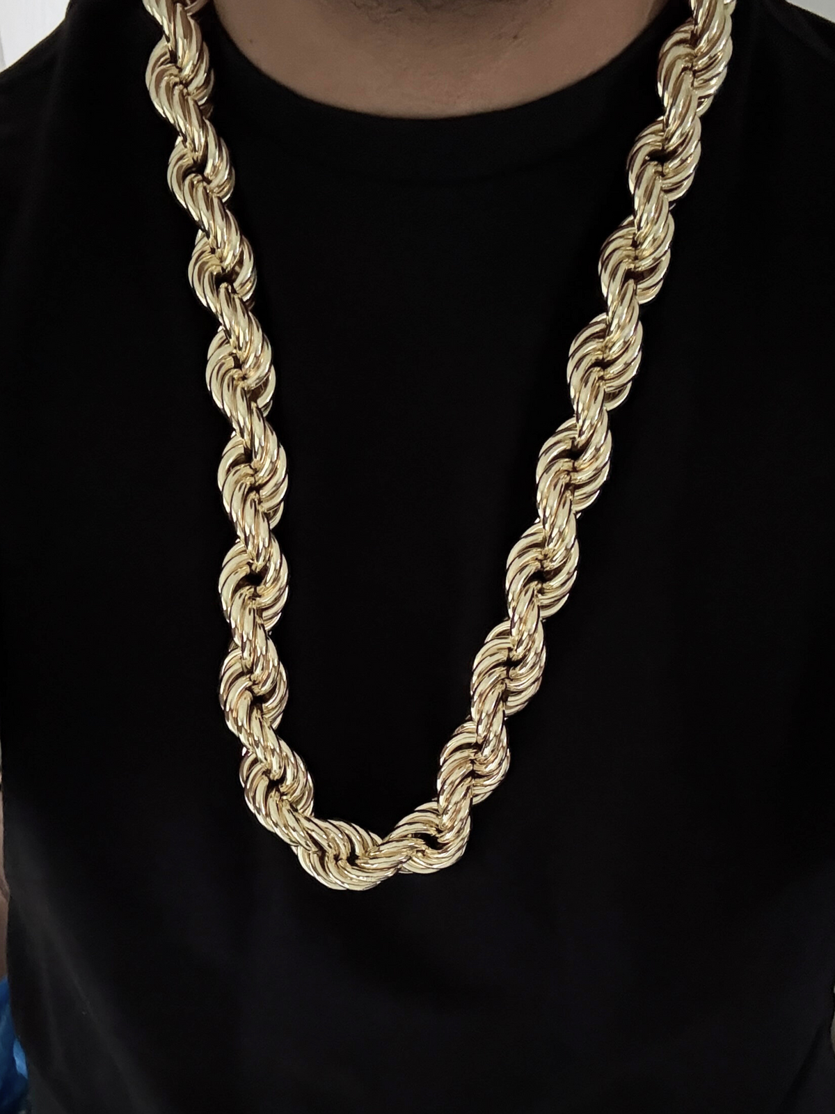 9ct Gold Filled XL Rope Chain 20mm