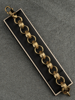 9ct Gold Filled XL Patterned Belcher Set 21mm