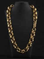 9ct Gold Filled XL Patterned Belcher Chain 21mm