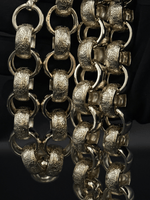 9ct Gold Filled XL Patterned Belcher Set 21mm