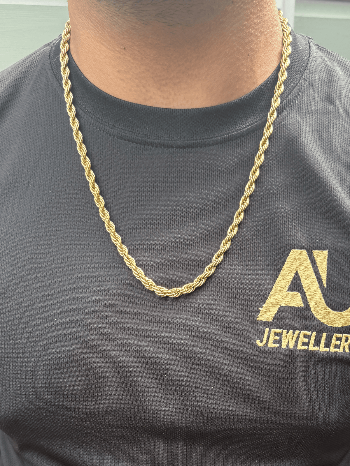 9ct Gold Filled Rope Chain 6mm