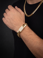 Gold Filled XL Cuban Set 20mm - Diamond Clasp