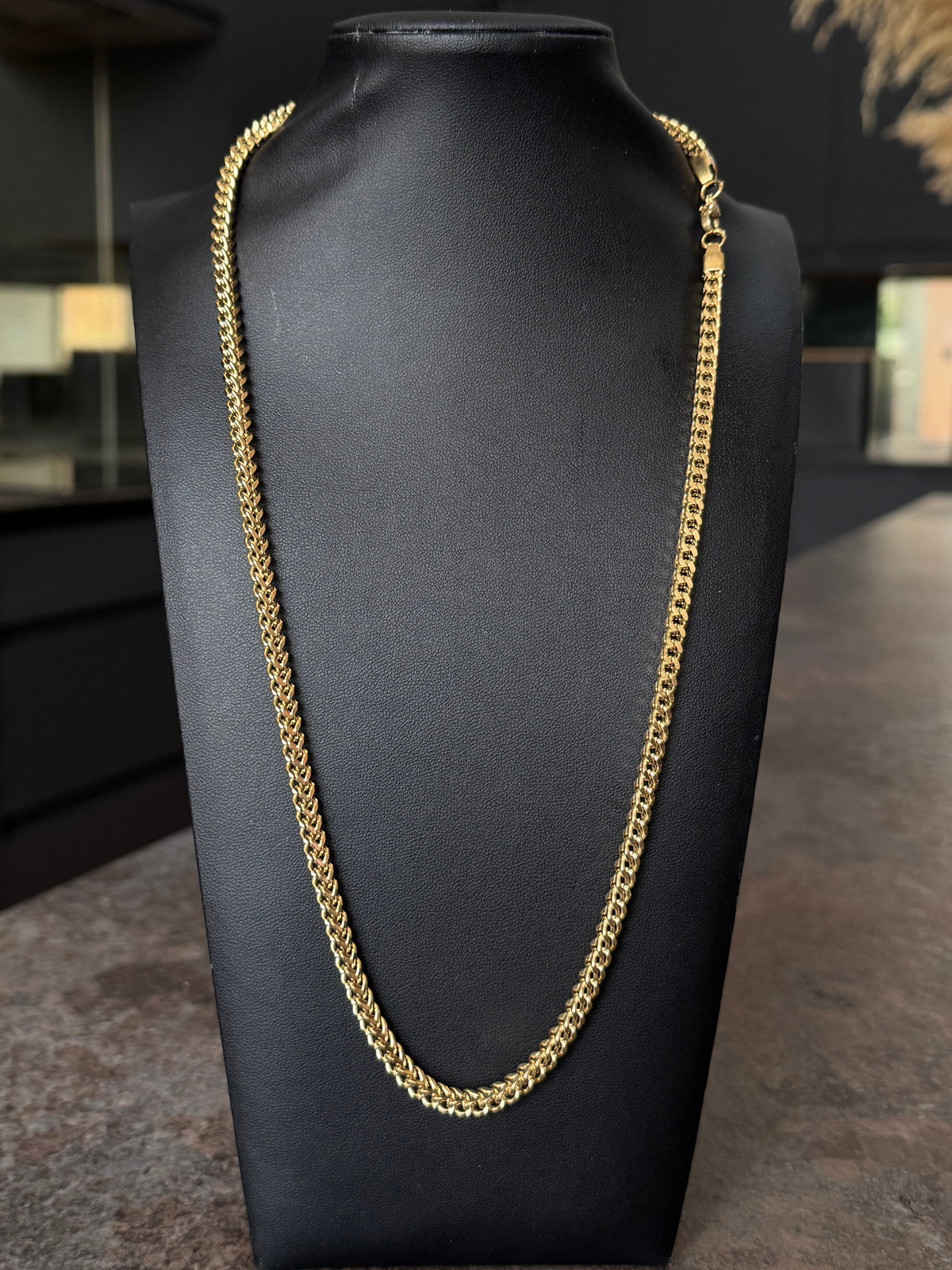 Gold Filled Franco Chain 4mm