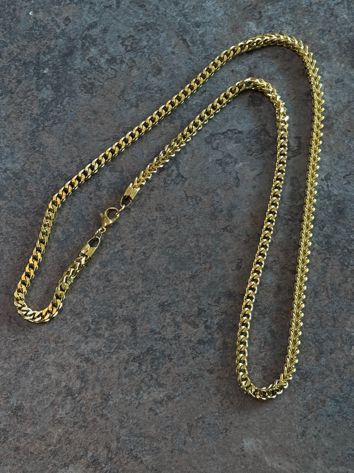Gold Filled Franco Chain 4mm