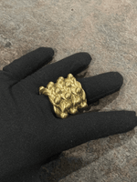 9ct Gold Filled Wide 5 Row Keeper Ring