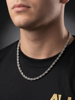 Silver Rope Chain 6mm