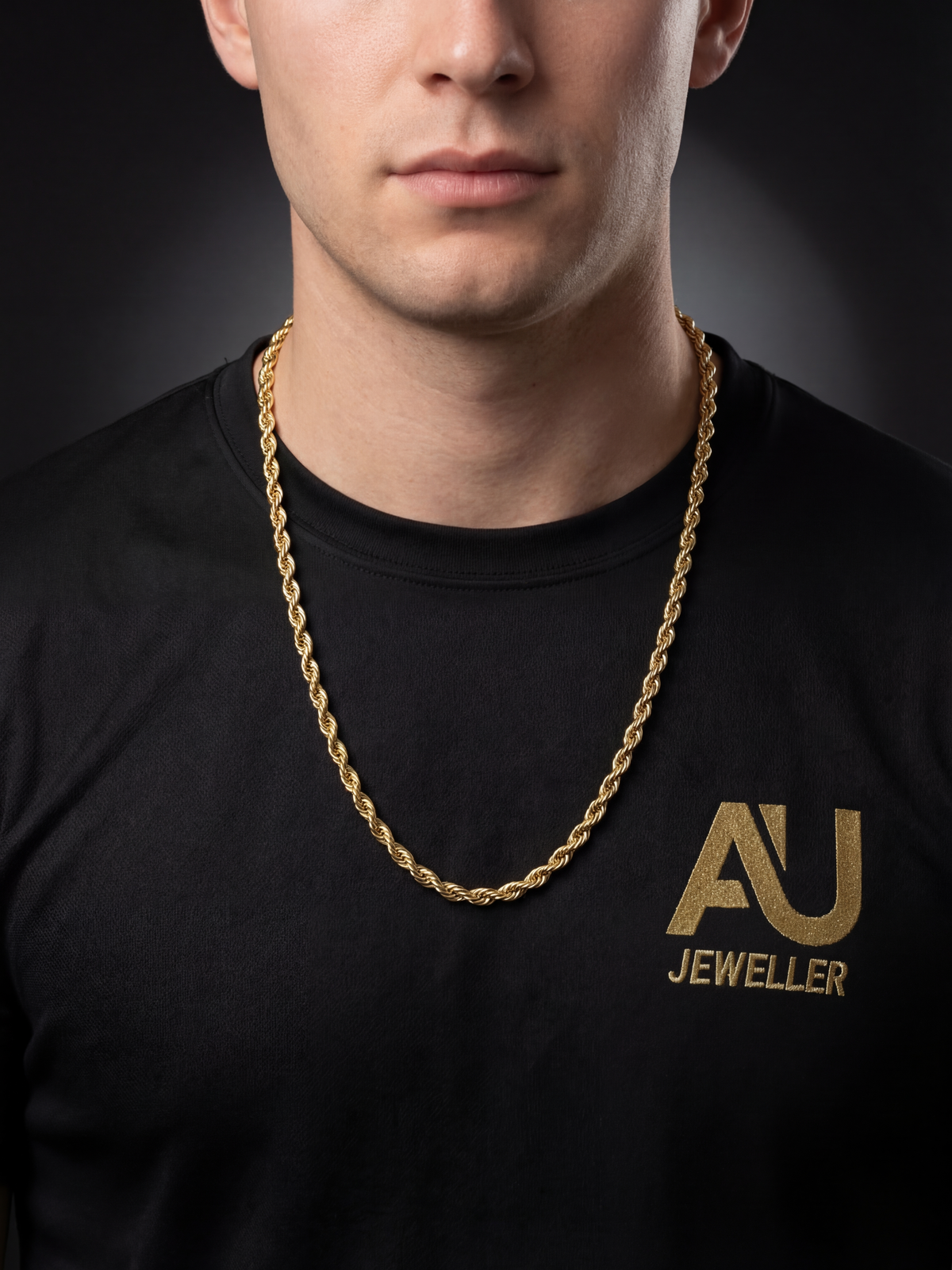 9ct Gold Filled Rope Chain 6mm