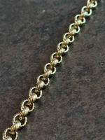 9ct Gold Filled Belcher Bracelet 8mm