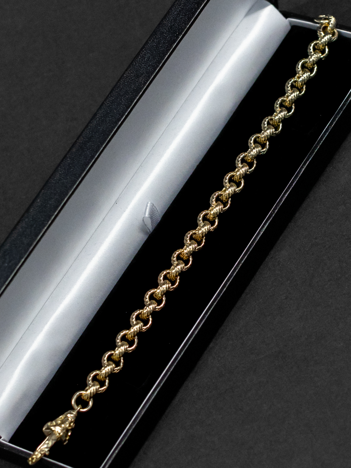 9ct Gold Filled Belcher Bracelet 8mm