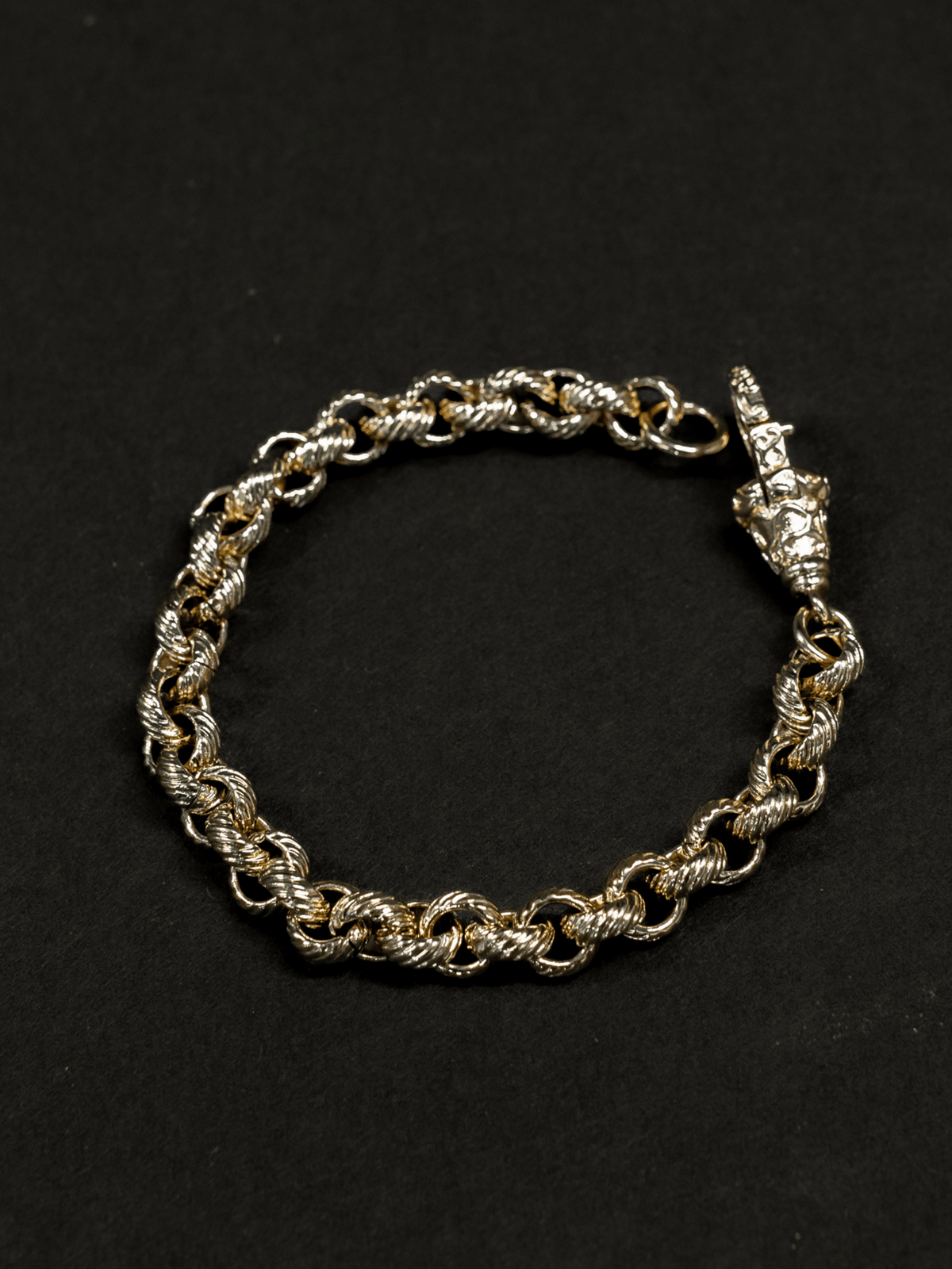 9ct Gold Filled Belcher Bracelet 8mm