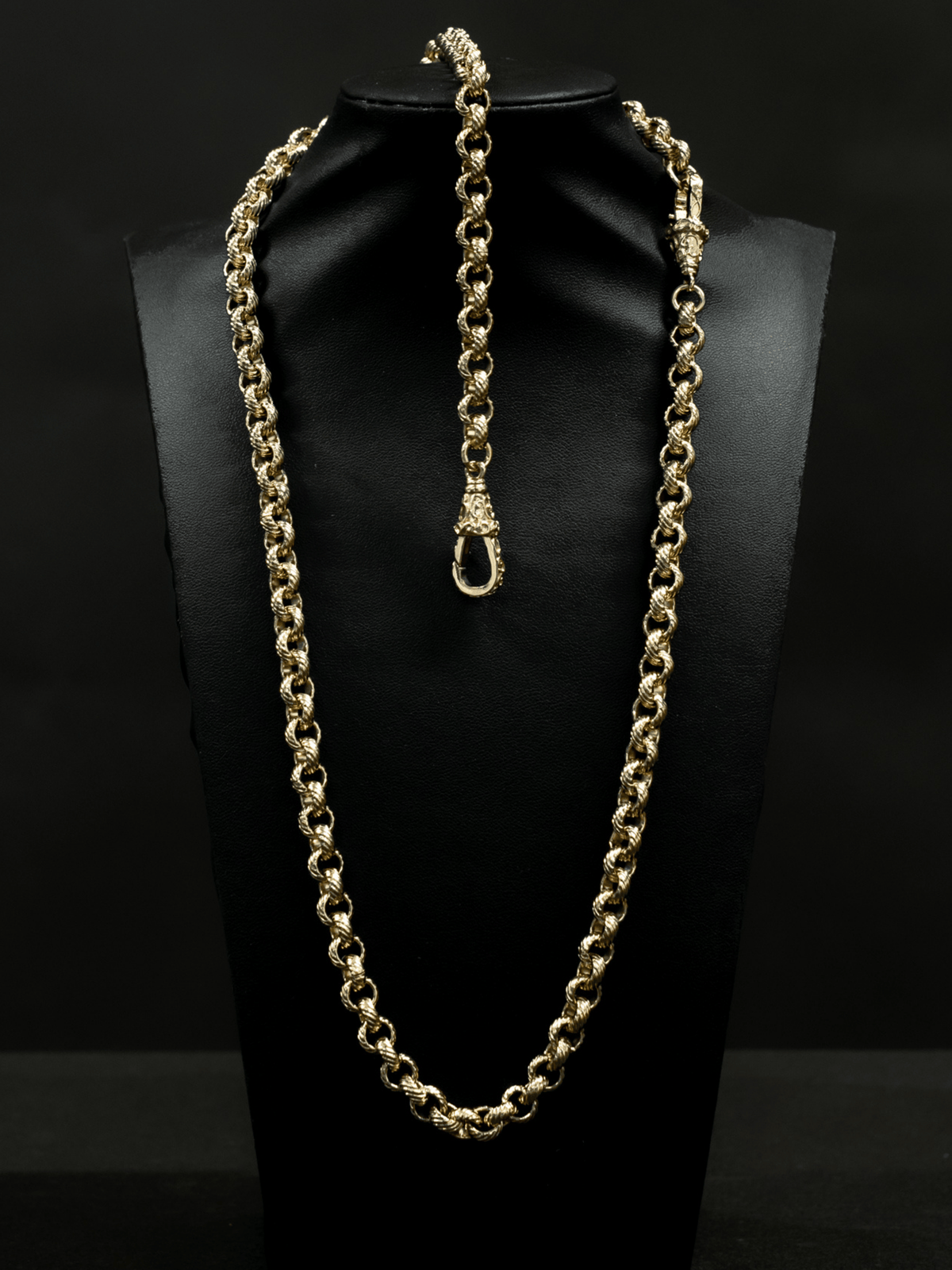 9ct Gold Filled Belcher Set 8mm