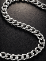 Silver Cuban Bracelet 8mm