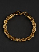 9ct Gold Filled Rope Bracelet 8mm