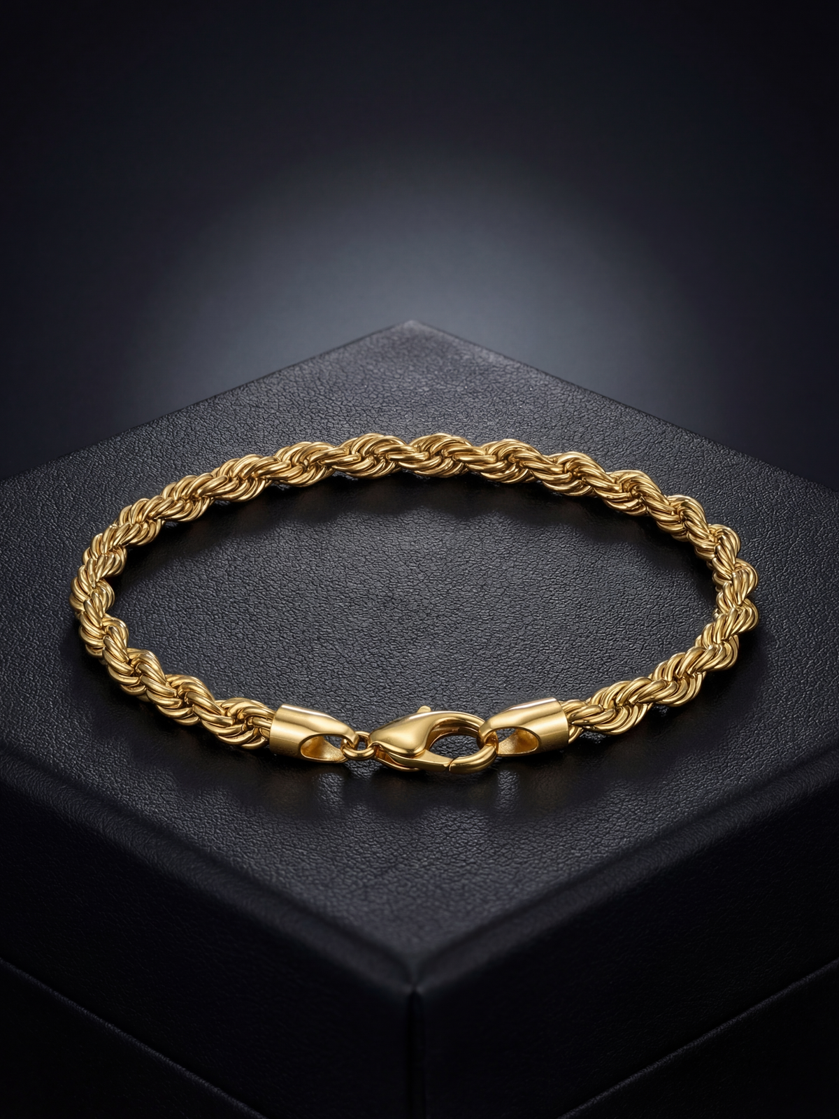 9ct Gold Filled Rope Bracelet 8mm