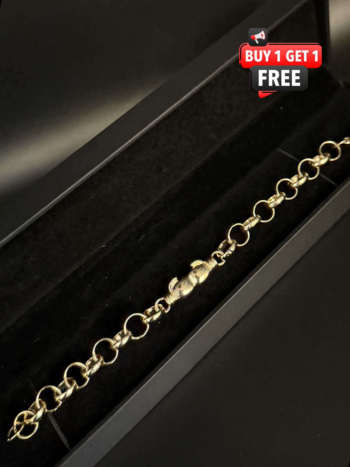 Gold Filled Kids Charm Belcher Bracelets