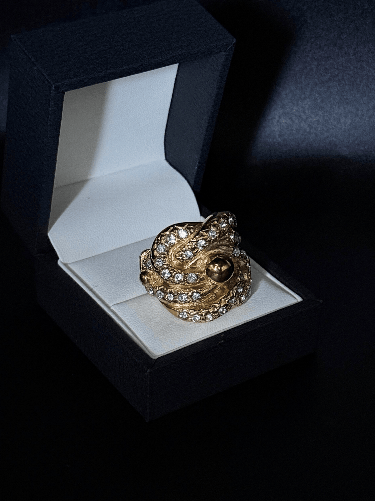 9ct Gold Filled Diamond Knot Ring