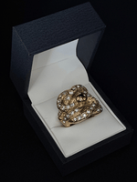 9ct Gold Filled Diamond Knot Ring