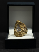 9ct Gold Filled Diamond Saddle Ring