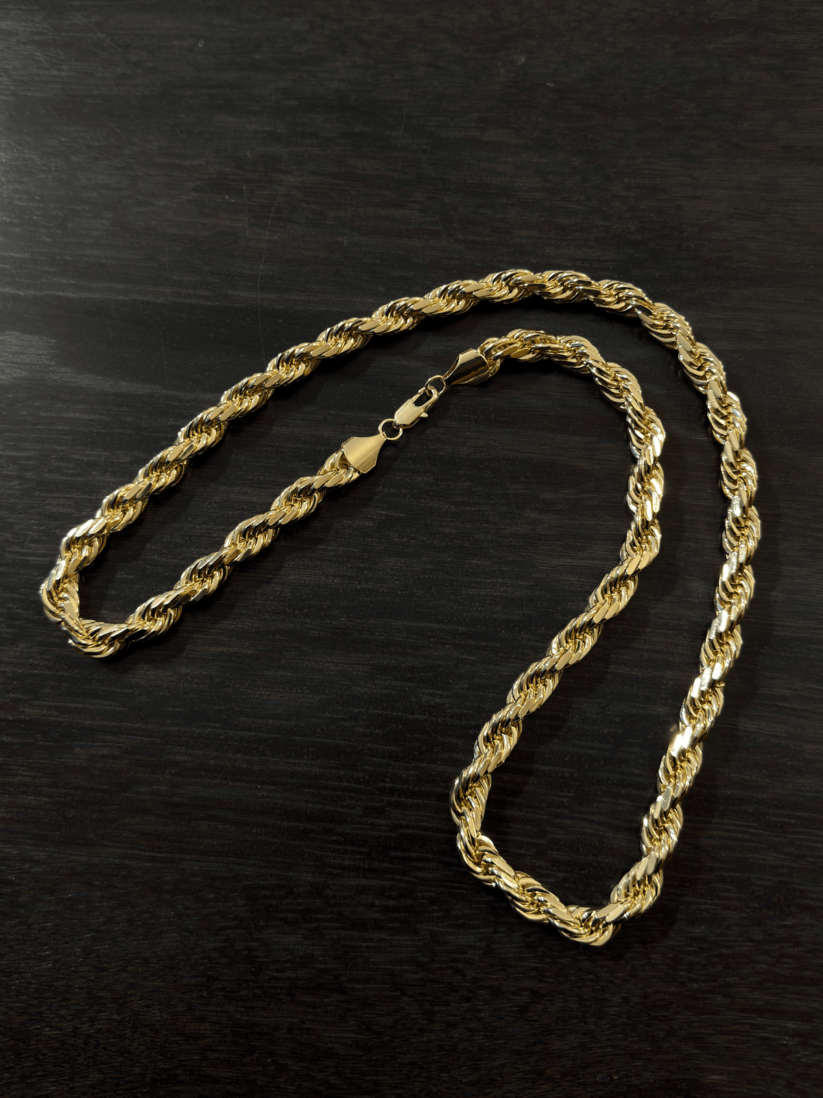 *NEW* 9ct Gold Filled Diamond Cut Rope Chain 10mm