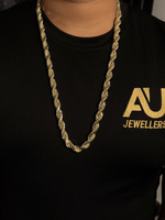 *NEW* 9ct Gold Filled Diamond Cut Rope Chain 10mm