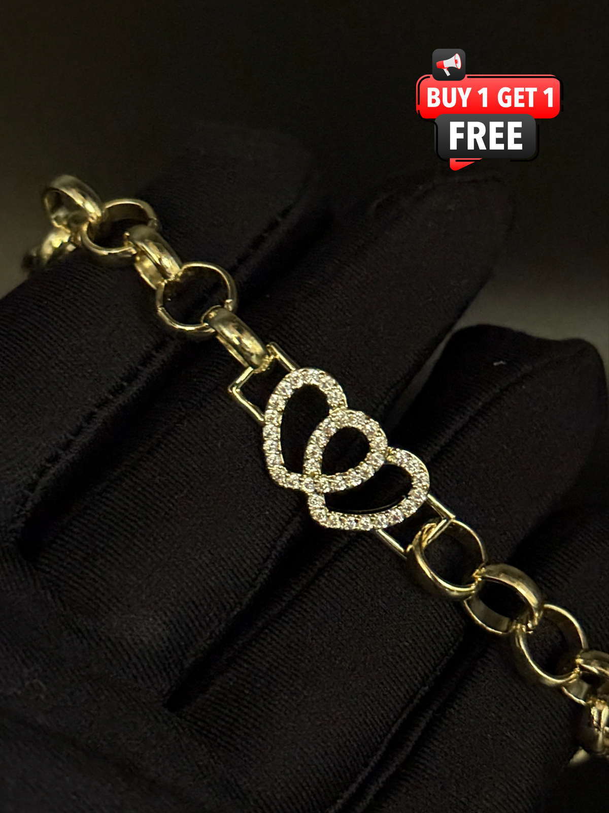 Gold Filled Kids Charm Belcher Bracelets