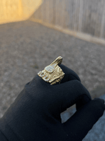 9ct Gold Filled Diamond Cowboy Saddle Ring