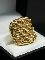 9ct Gold Filled Huge 5 Row Keeper Ring