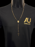 Gold Filled Rosary Bead Chain