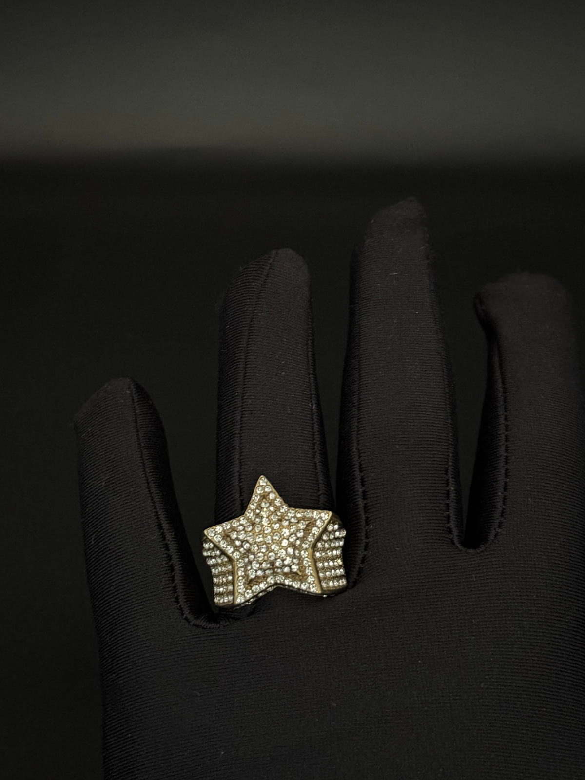 9ct Gold Filled Diamond Star Ring