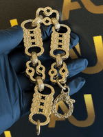 *NEW* 9ct Gold Filled XL Stars & Bars Set 20mm