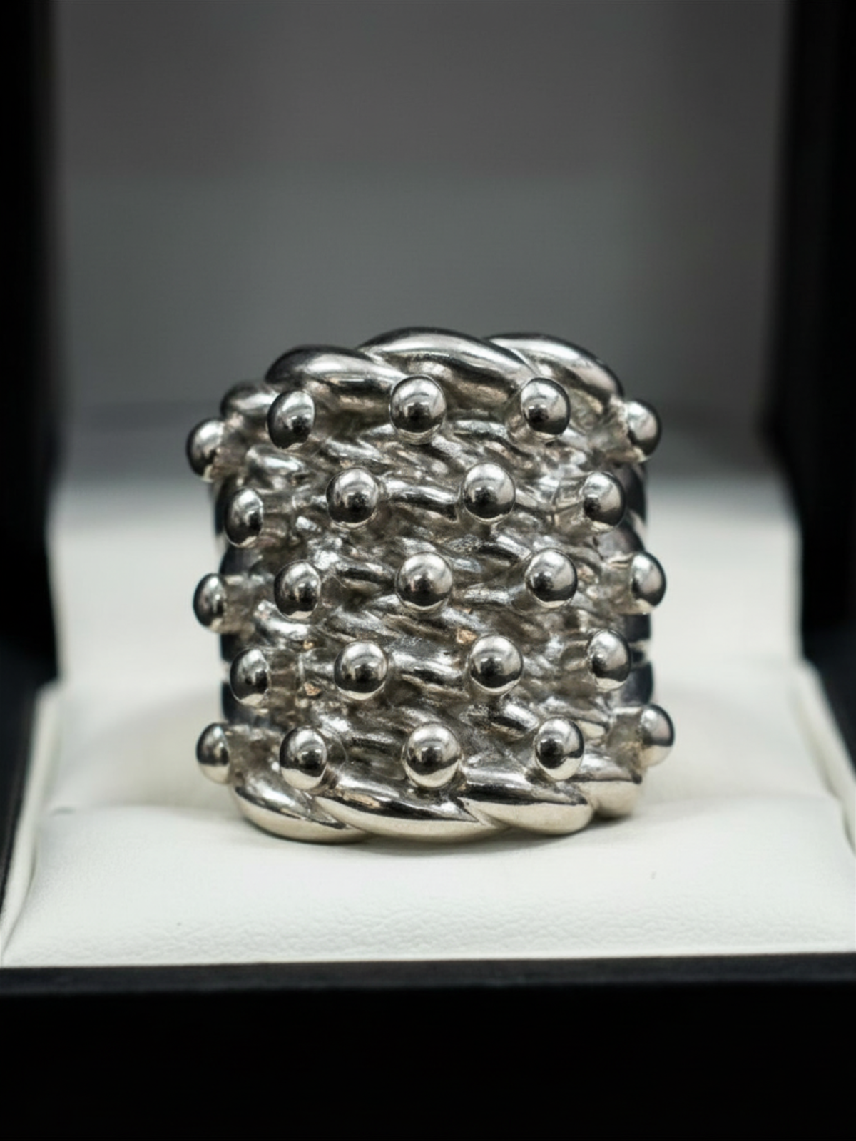 9ct Gold Filled Huge 5 Row Keeper Ring