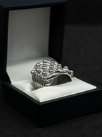 9ct Gold Filled Huge 5 Row Keeper Ring