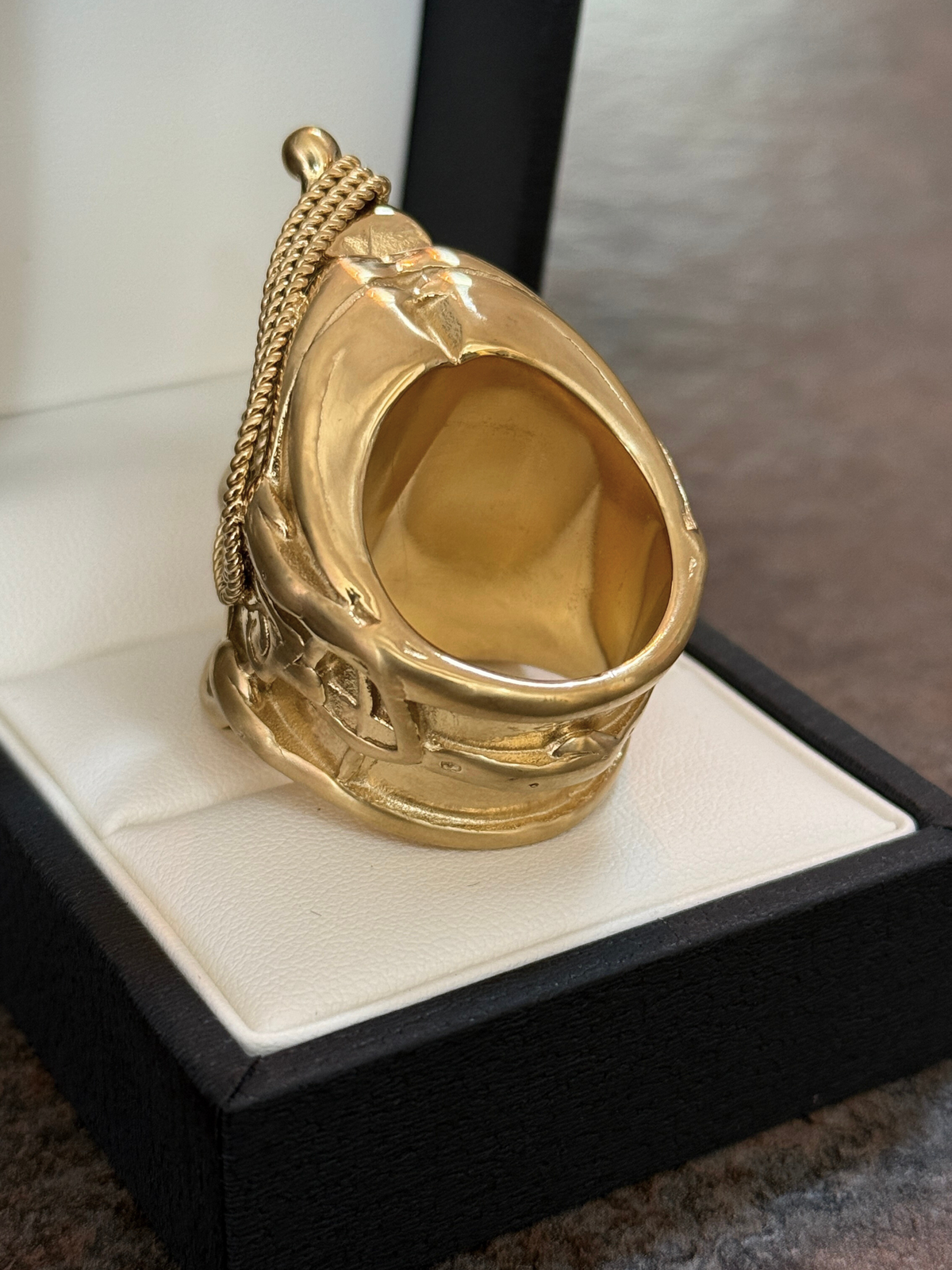 9ct Gold Filled XXL Saddle Ring