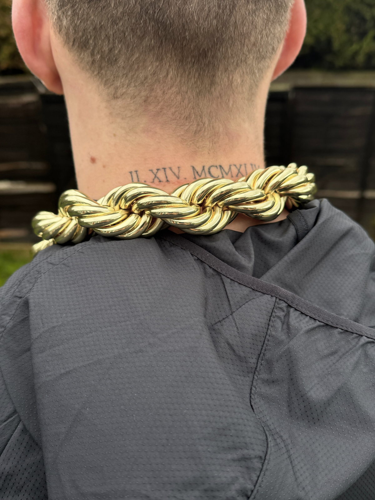 WORLDS BIGGEST -9ct Gold Filled Rope Chain 30mm