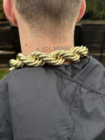 WORLDS BIGGEST -9ct Gold Filled Rope Chain 30mm