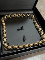 9ct Gold Filled Patterned Belcher Chain 15mm