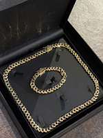 9ct Gold Filled Cuban Set 10mm