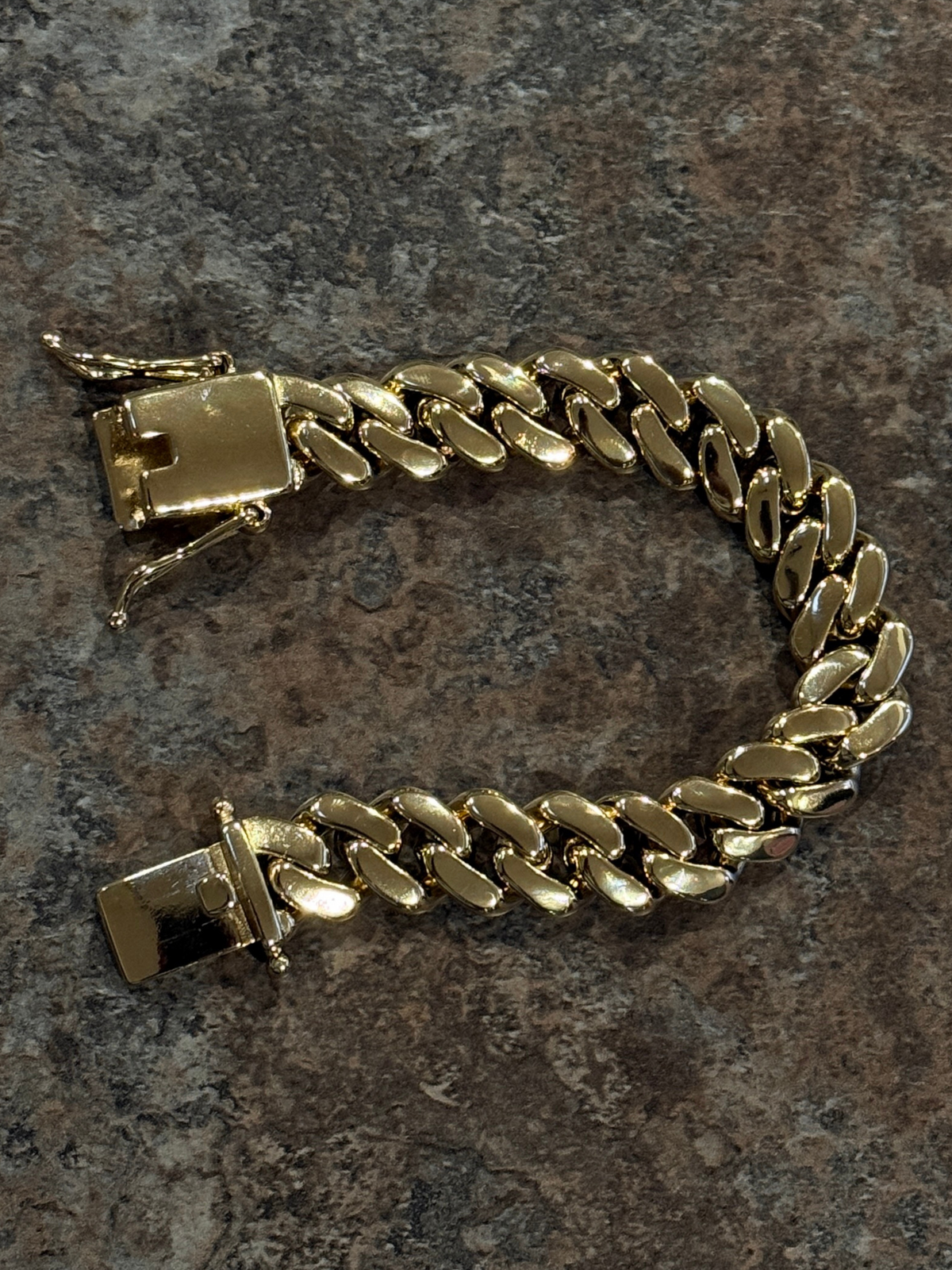 9ct Gold Filled Cuban Bracelet 15mm