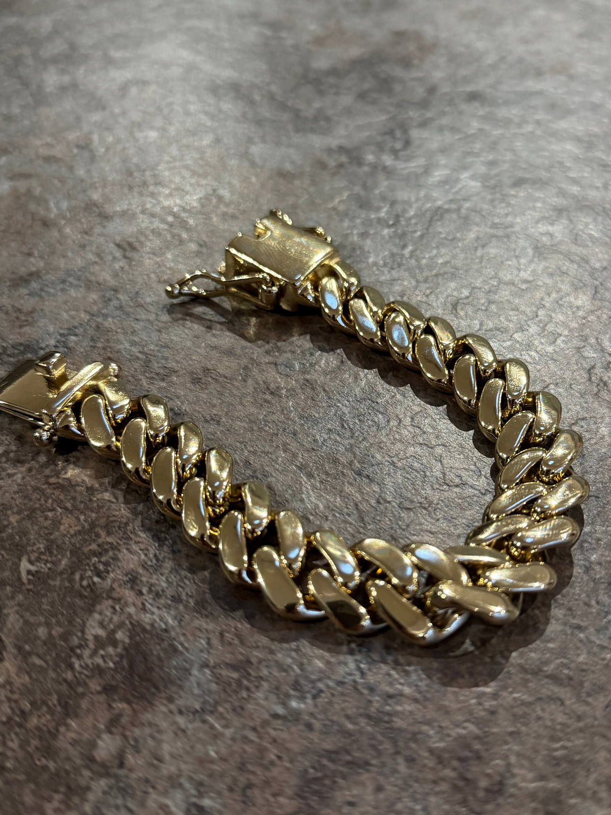 9ct Gold Filled Cuban Bracelet 15mm