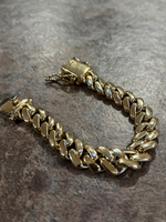 9ct Gold Filled Cuban Bracelet 15mm